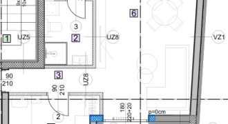 OSIJEK,NOVI GRAD, trosobni stan u izgradnji 55,43 m2,4.kat, LIFT