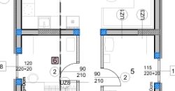 OSIJEK,NOVI GRAD, 4-soban stan u izgradnji 82,33m2, 1.kat