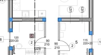 OSIJEK,NOVI GRAD, 4-soban stan u izgradnji 82,33m2, 1.kat