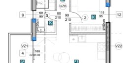 OSIJEK,NOVI GRAD, dvosoban stan na 2.katu 38,86m2