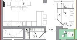 OSIJEK,VATROGASNO NASELJE,LUKSUZAN 4-sobni stan, 109,60M2, 1.kat+PARKING