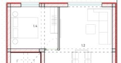STAN OSIJEK RETFALA, prizemlje, dvosoban 44,56m2 + VRT