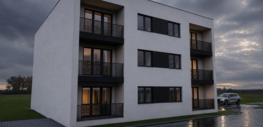 OSIJEK, TVRĐAVICA, (S-7) dvosoban stan na 1.katu, 49,28 m2+ PARKING
