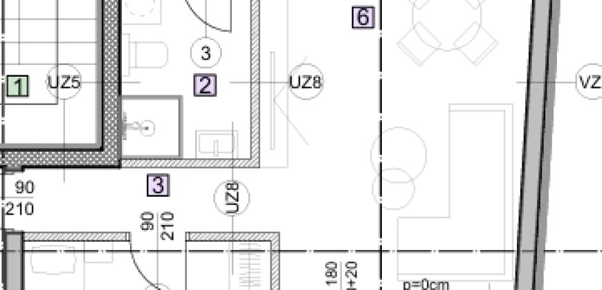 STAN, OSIJEK, NOVI GRAD, DIVALTOVA ULICA trosoban stan na 2.katu 55,43 m2, LIFT (S7)