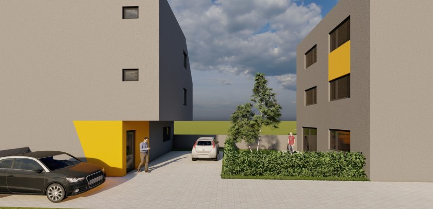 STAN OSIJEK RETFALA, dvosoban stan u prizemlju 44,69m2+NATKRIVENI PARKING