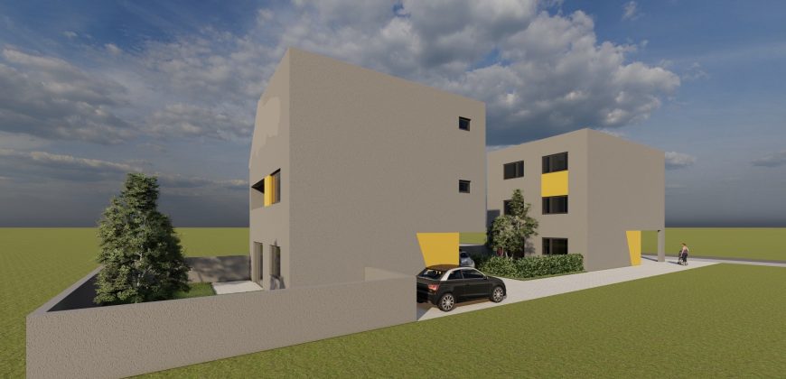 STAN OSIJEK RETFALA, dvosoban stan u prizemlju 44,69m2+NATKRIVENI PARKING